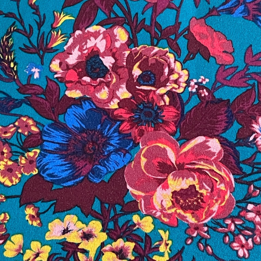 The Pioneer Woman Teal Floral Midi Dress - Picture 6 of 9